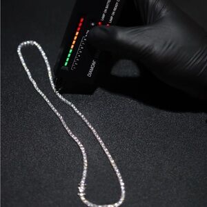 Tennis chain 18” 3mm | Real VVS Moissanite diamonds
